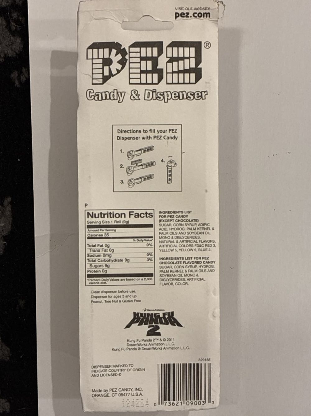 Po - Kung Fu Panda 2 pez collectible [Barcode 073621090033] - Main Image 2