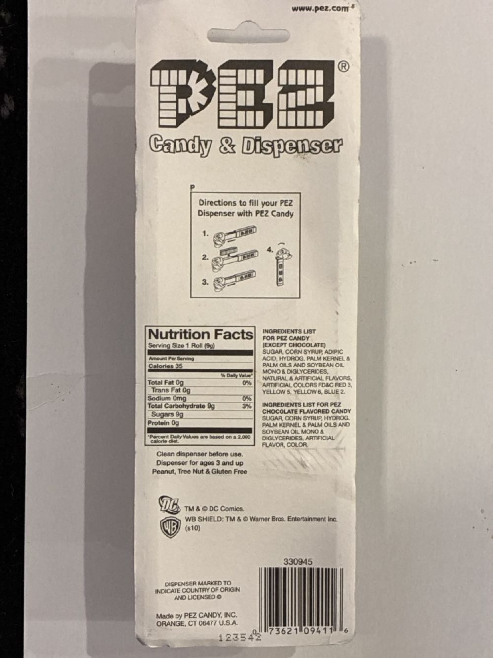 Green Lantern - DC Comics pez collectible [Barcode 73621094116] - Main Image 2