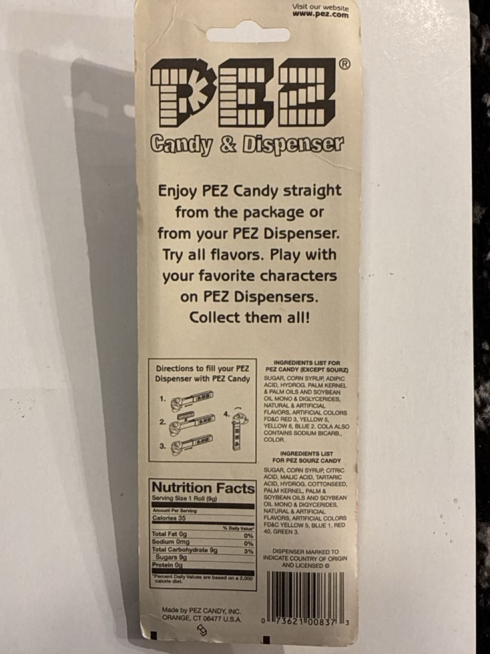 Chicken Little - Disney - Chicken Little pez collectible [Barcode 073621008373] - Main Image 2