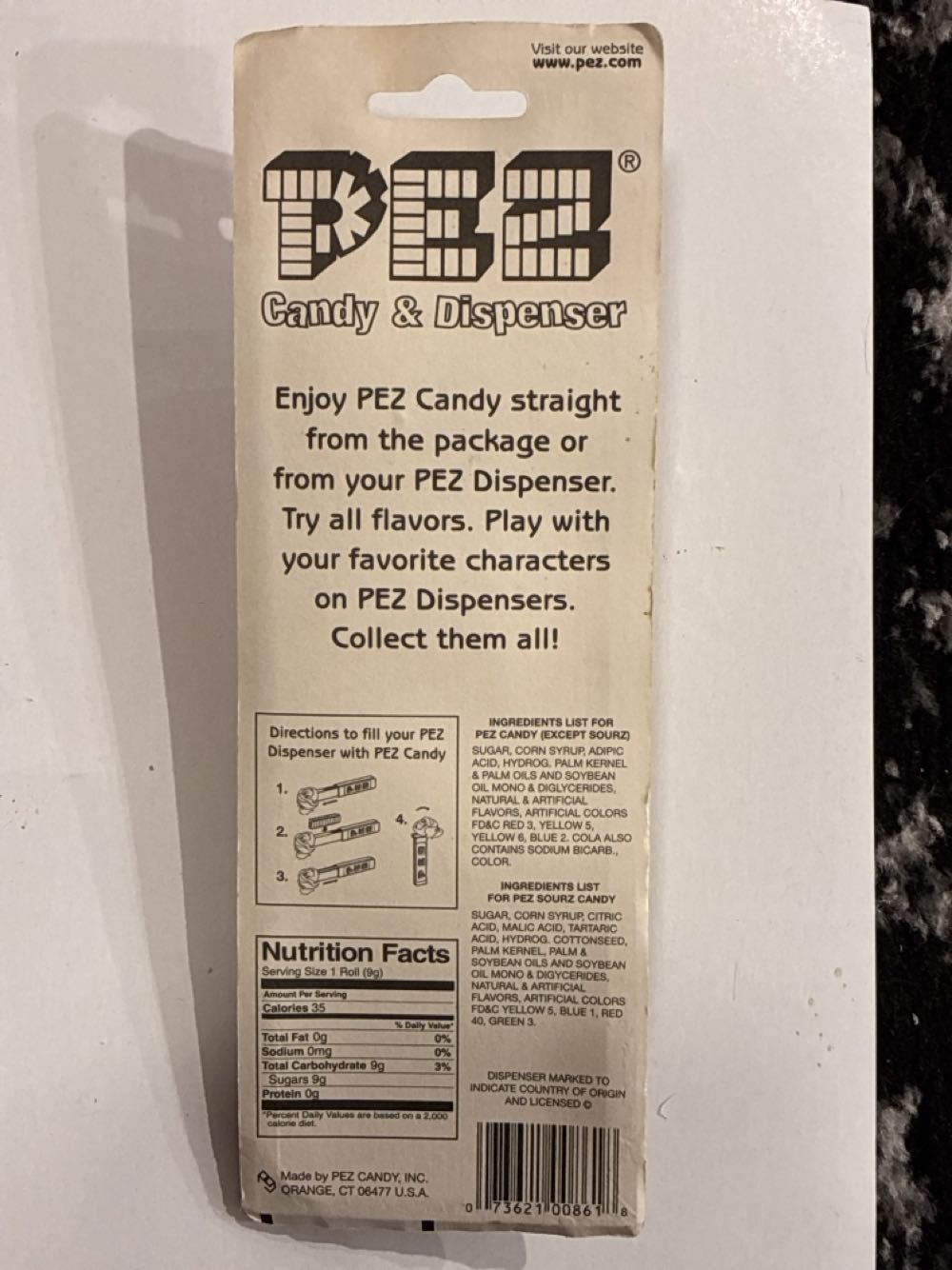 Tigger - Disney - Winnie The Pooh pez collectible [Barcode 073621008618] - Main Image 2