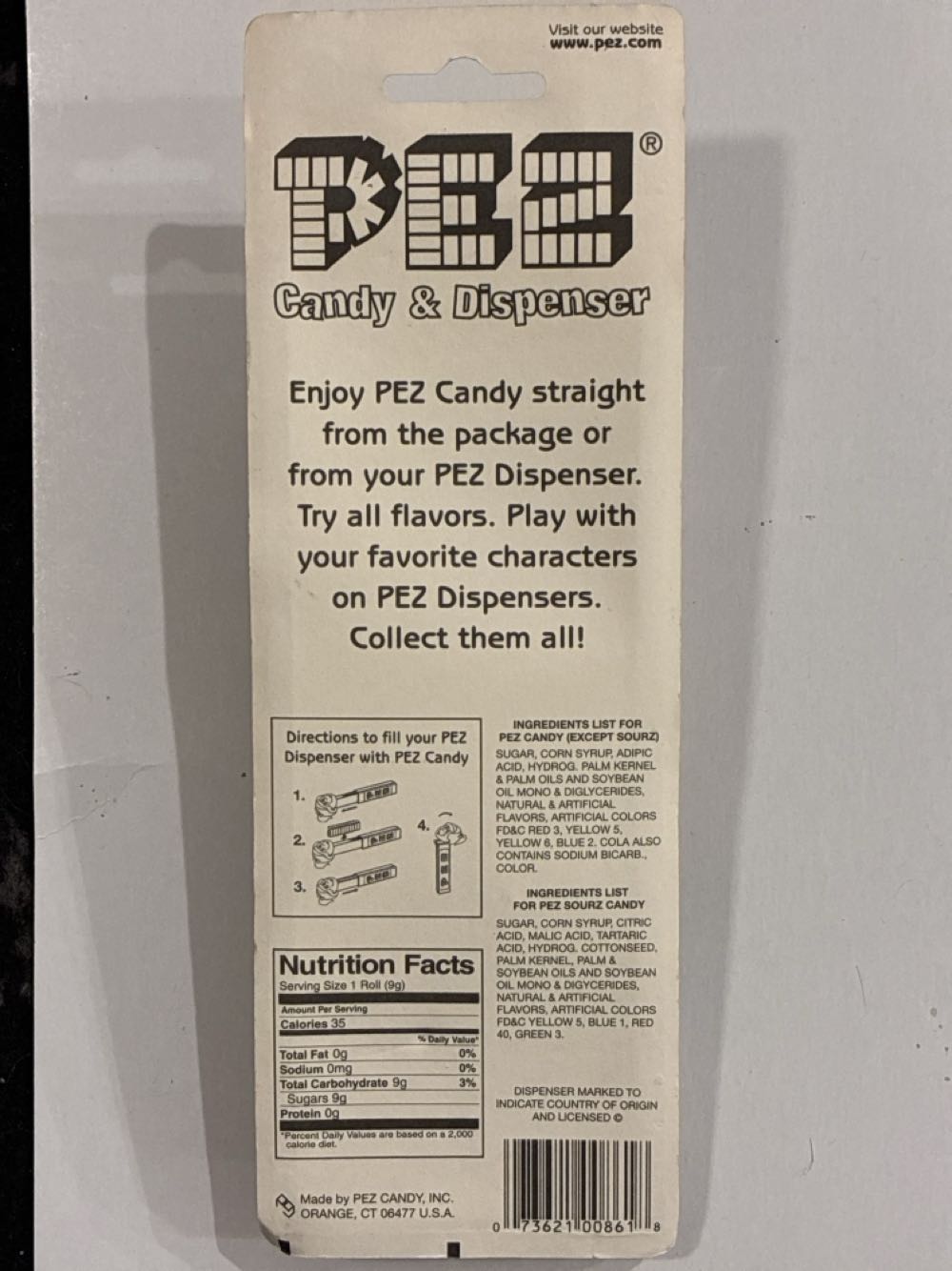 Winnie the Pooh - Disney - Winnie The Pooh pez collectible [Barcode 0736210086118] - Main Image 2