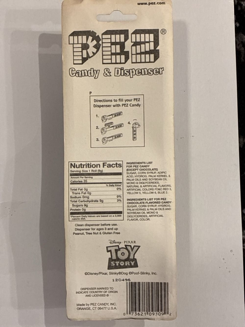 Jessie - Disney - Toy Story pez collectible [Barcode 073621091092] - Main Image 2