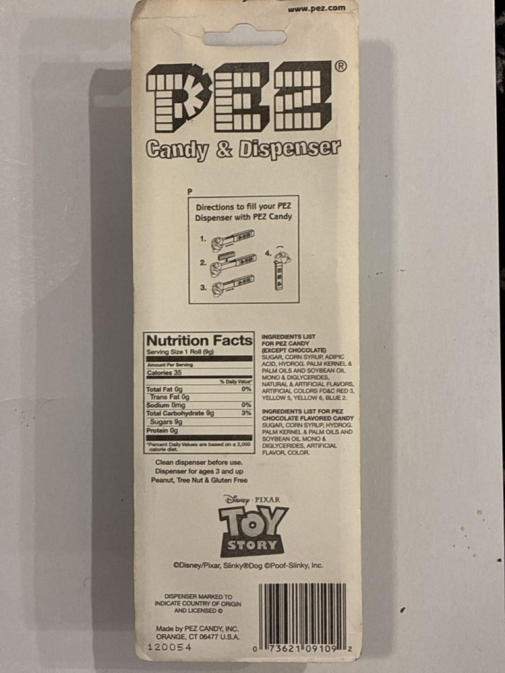 Buzz Lightyear - Disney - Toy Story pez collectible [Barcode 073621091092] - Main Image 2