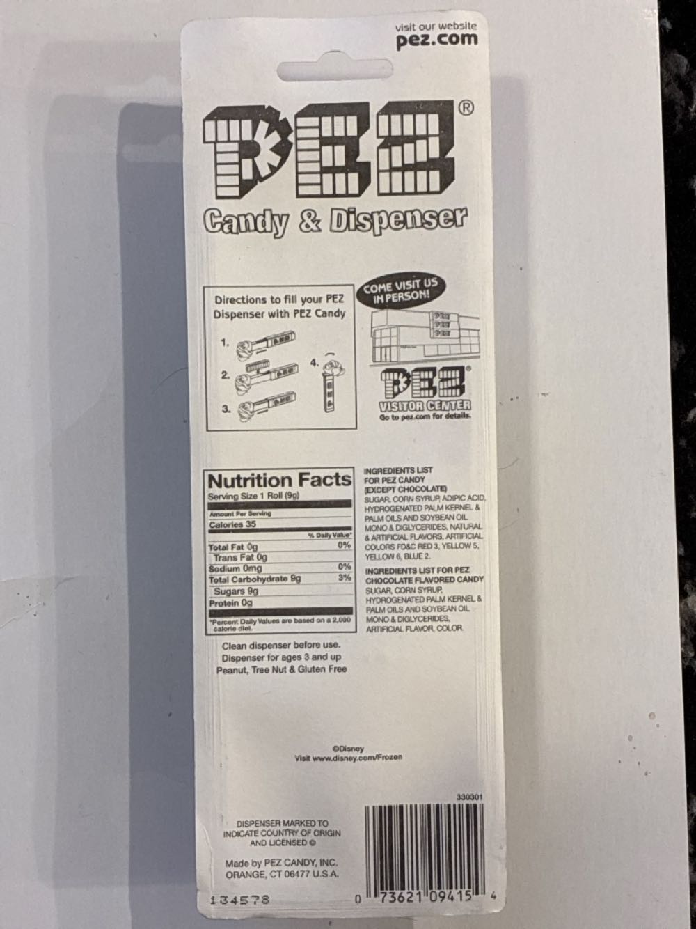 Frozen Elsa - Disney - Frozen pez collectible [Barcode 073621094154] - Main Image 2