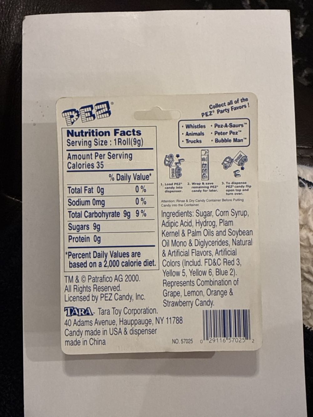 Party Favors Trucks - PEZ / novelty candy dispenser pez collectible [Barcode 029116570252] - Main Image 2