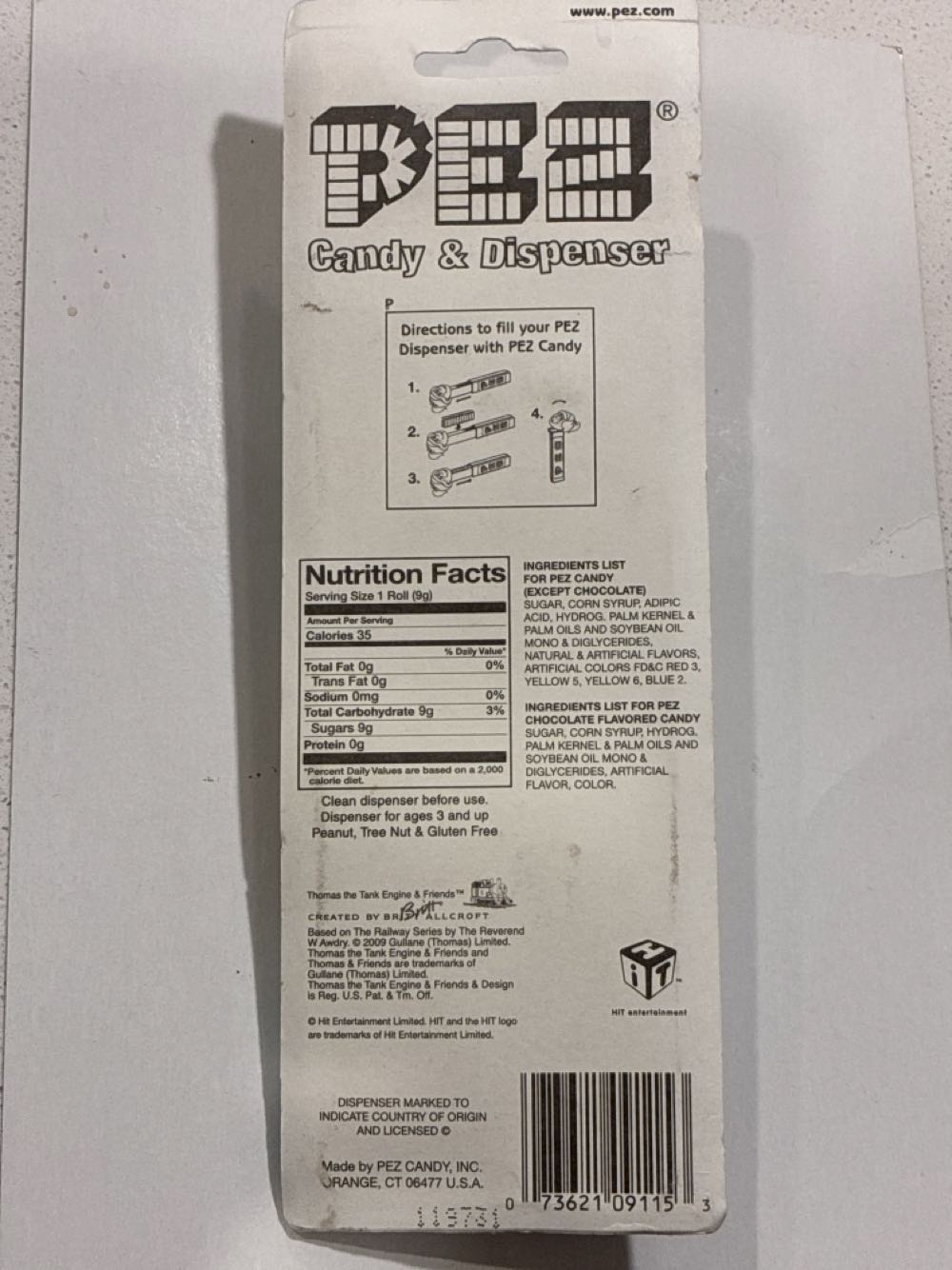 James - Thomas & Friends pez collectible [Barcode 073621091153] - Main Image 2