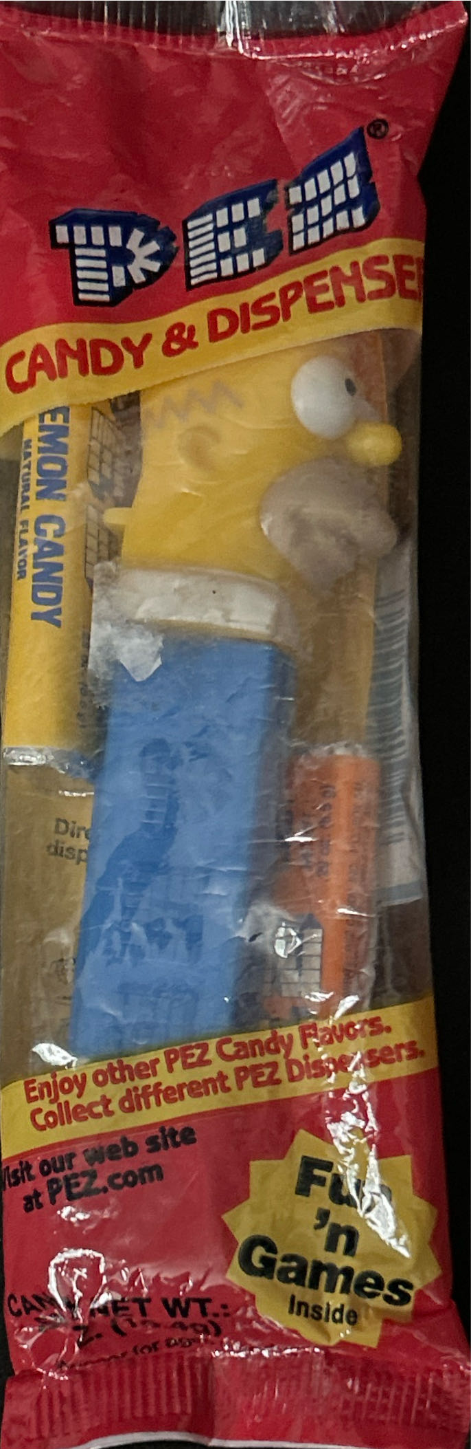 The Simpsons - Homer A - The Simpsons pez collectible [Barcode 073621090026] - Main Image 4