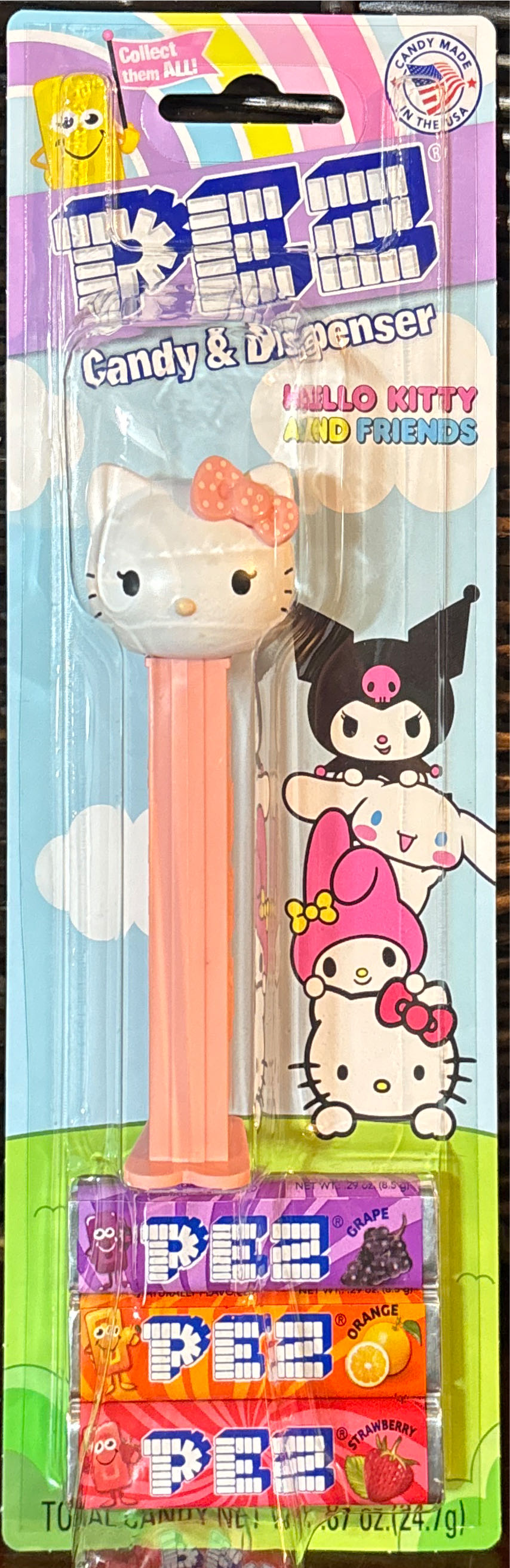 Hello Kitty - Hello Kitty Polka Dot Pink Bow - Hello Kitty pez collectible - Main Image 2