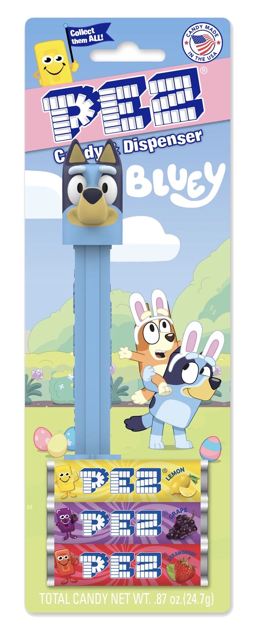 Funky Face Neon Blue Stem