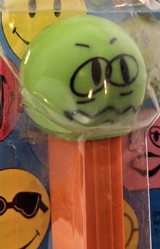 Funky Faces - Worried - Orange - funky faces pez collectible - Main Image 4