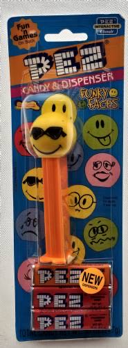 Funky Faces - Cool - Orange - funky faces pez collectible - Main Image 2