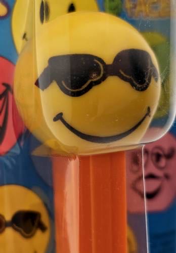 Funky Faces - Cool - Orange - funky faces pez collectible - Main Image 3