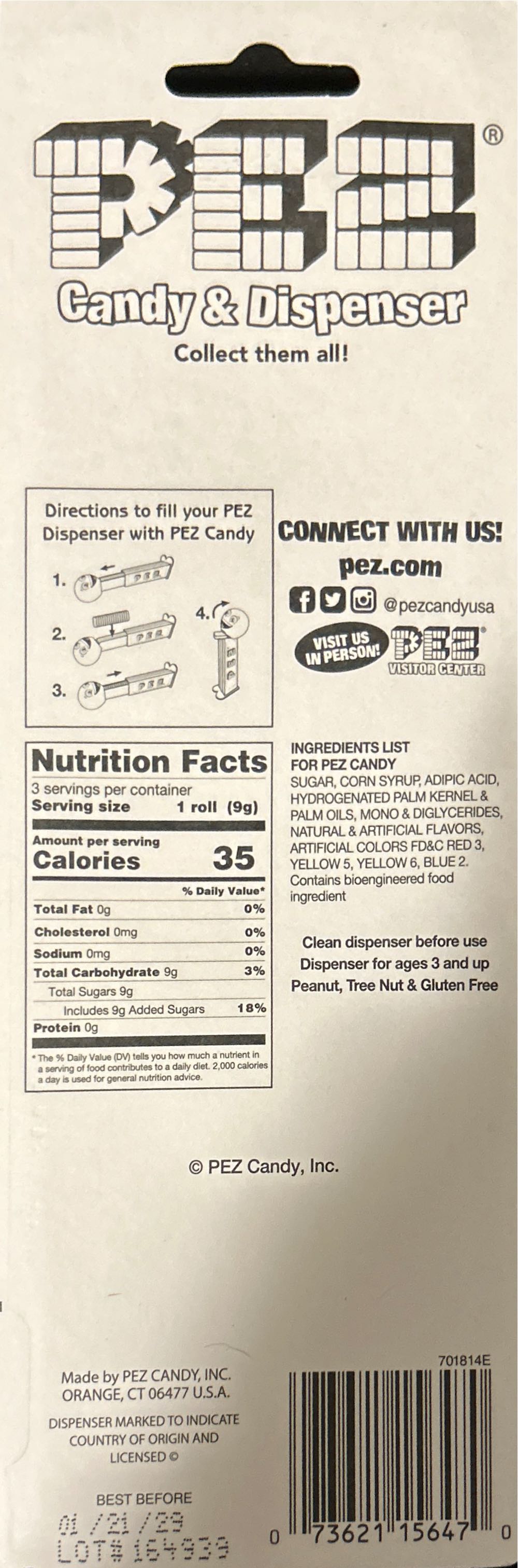 Team Cherry Presenter Girl  - Pez Presenter Girls pez collectible [Barcode 073621156470] - Main Image 2