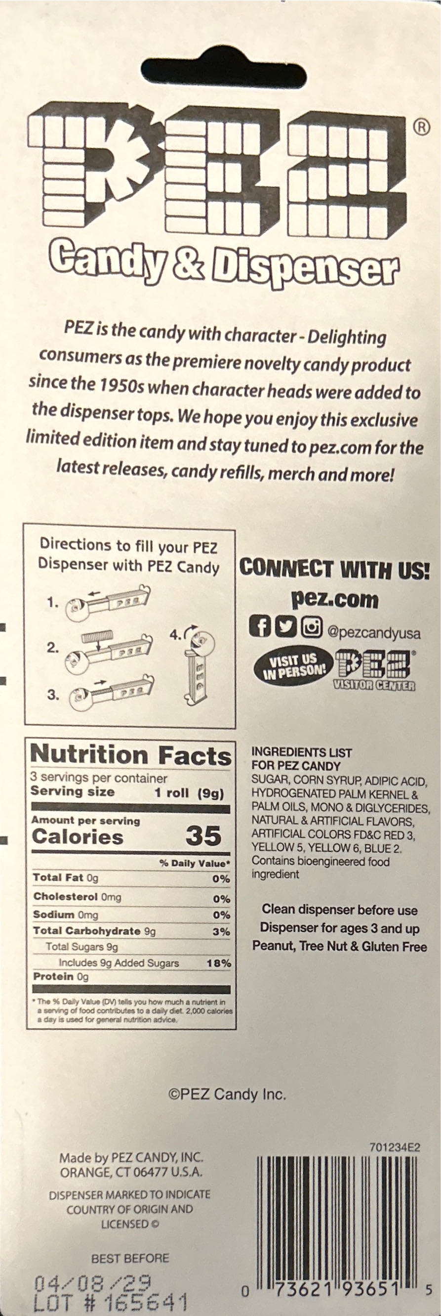 PEZ Exclusive - Crystal Panda - Best Mom Ever  pez collectible [Barcode 073621936522] - Main Image 2