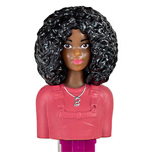 Barbie - Black Curly Hair - Barbie pez collectible - Main Image 3