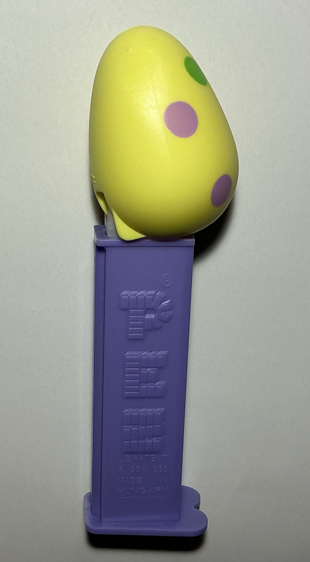 Easter-Easter Egg Yellow W/Polka Dots - Easter pez collectible - Main Image 2