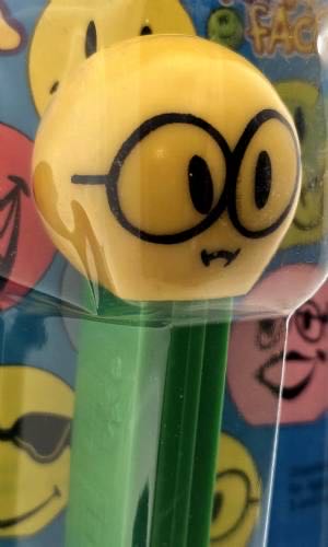 Funky Faces - Nerd - Green - funky faces pez collectible - Main Image 3