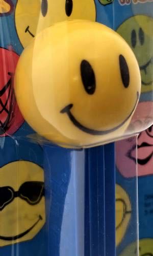 Funky Faces - Smiley - Blue - funky faces pez collectible - Main Image 3
