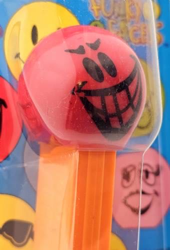 Funky Faces - Mischievous - Orange - funky faces pez collectible - Main Image 2