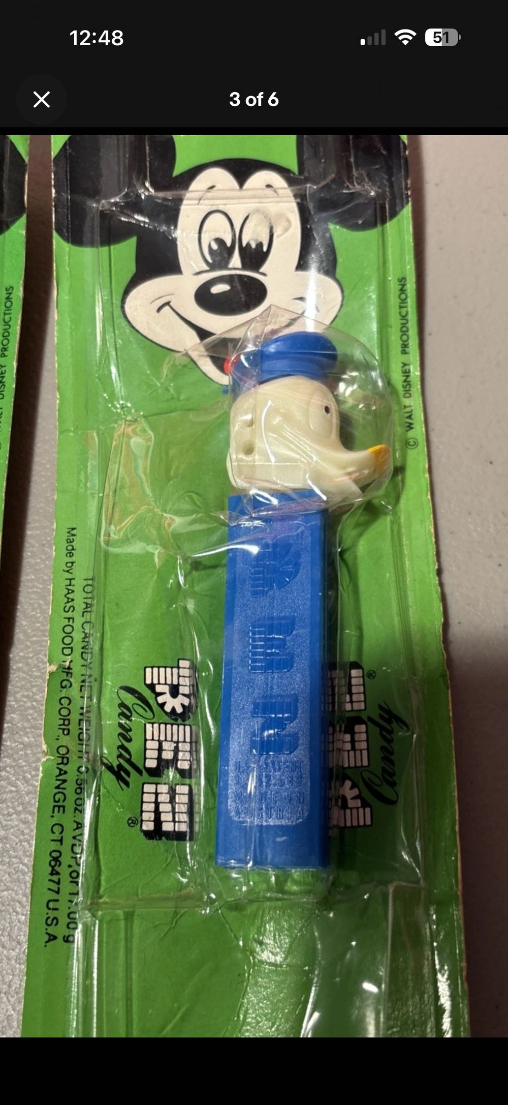 Disney - Donald Duck D NF - Disney pez collectible - Main Image 3