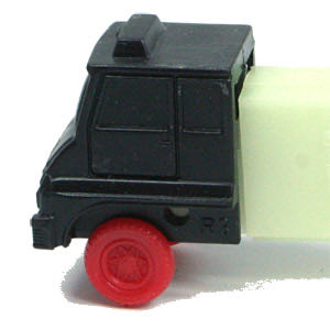 Misfit Truck - R3 Black Cab Red Wheels GITD Stem - Trucks pez collectible - Main Image 3
