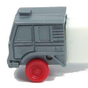 Misfit Truck - R4 Silver Cab Red Wheels White Stem - Trucks pez collectible - Main Image 3