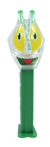 Bugz - Grasshopper Green Crystal - Bugz pez collectible - Main Image 2
