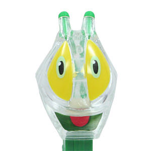 Bugz - Grasshopper Green Crystal - Bugz pez collectible - Main Image 3