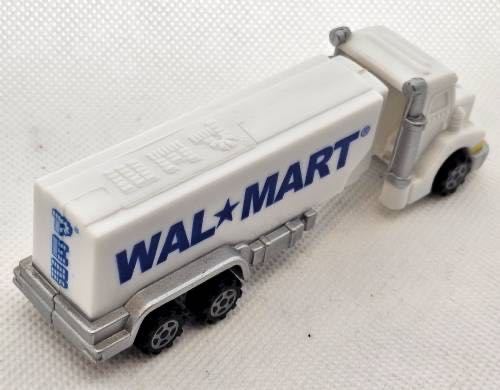 Truck - Walmart Tanker White Cab White Trailer - Trucks pez collectible - Main Image 2