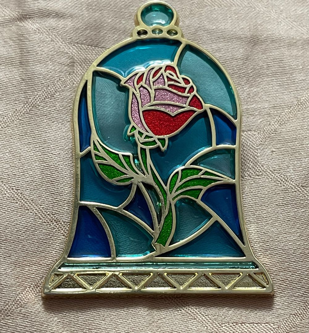 Beauty & the Beast - Rose Stained Glass - Disney Parks pin collectible [Barcode 400009905793] - Main Image 3
