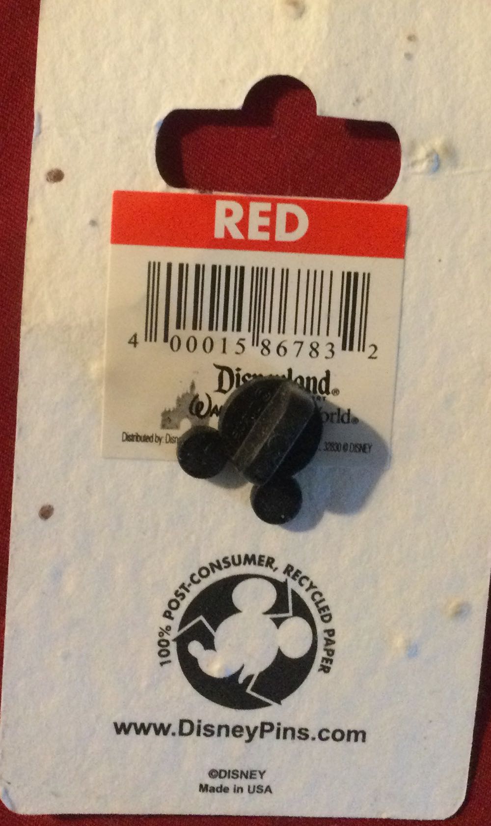 Mickey Head.     Love The Land - Pin pin collectible [Barcode 400015867832] - Main Image 2