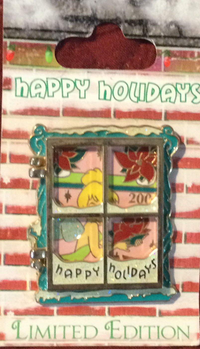 Happy Holidays 2009 Window With Tinkerbell - Pin pin collectible [Barcode 400017381114] - Main Image 2