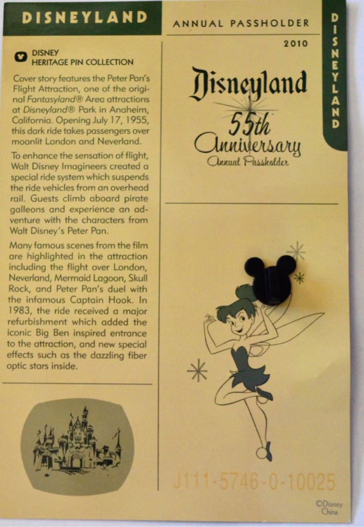 D-TV. Annual Pass 2010, Walt Disney - Pin pin collectible [Barcode 400017818221] - Main Image 2