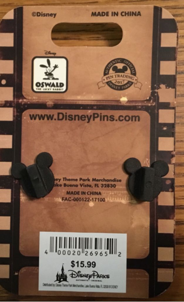 Oswald The Lucky Rabbit  pin collectible [Barcode 400020269652] - Main Image 2