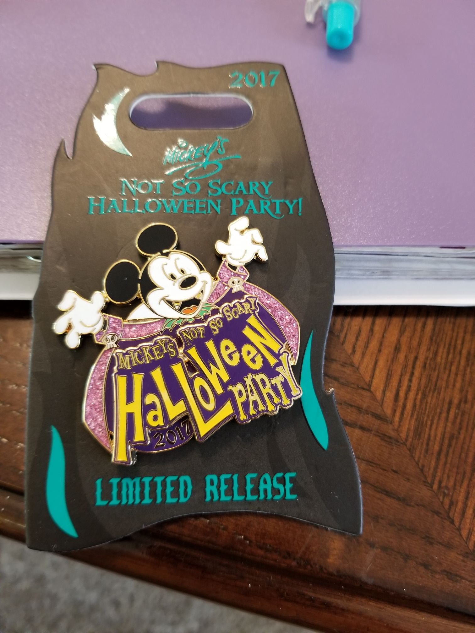 Nerd Mickey Mouse Pin