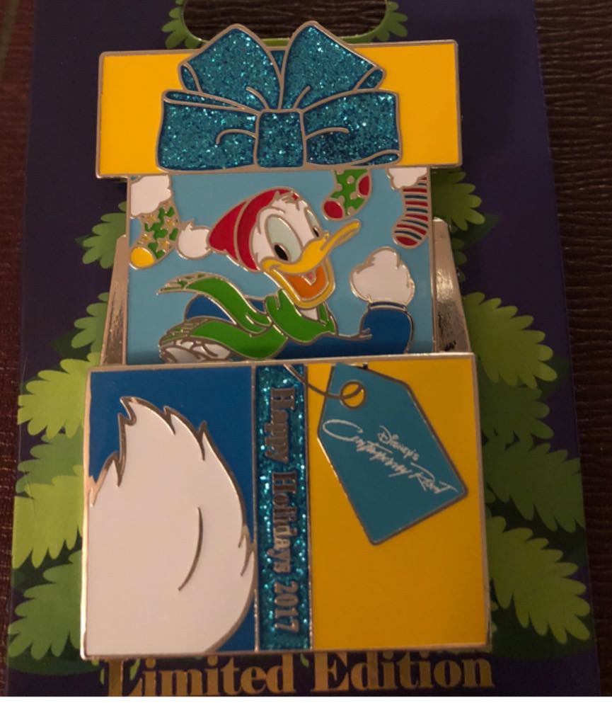 WDW - Happy Holidays 2017 - Contemporary   pin collectible [Barcode 400020398345] - Main Image 2
