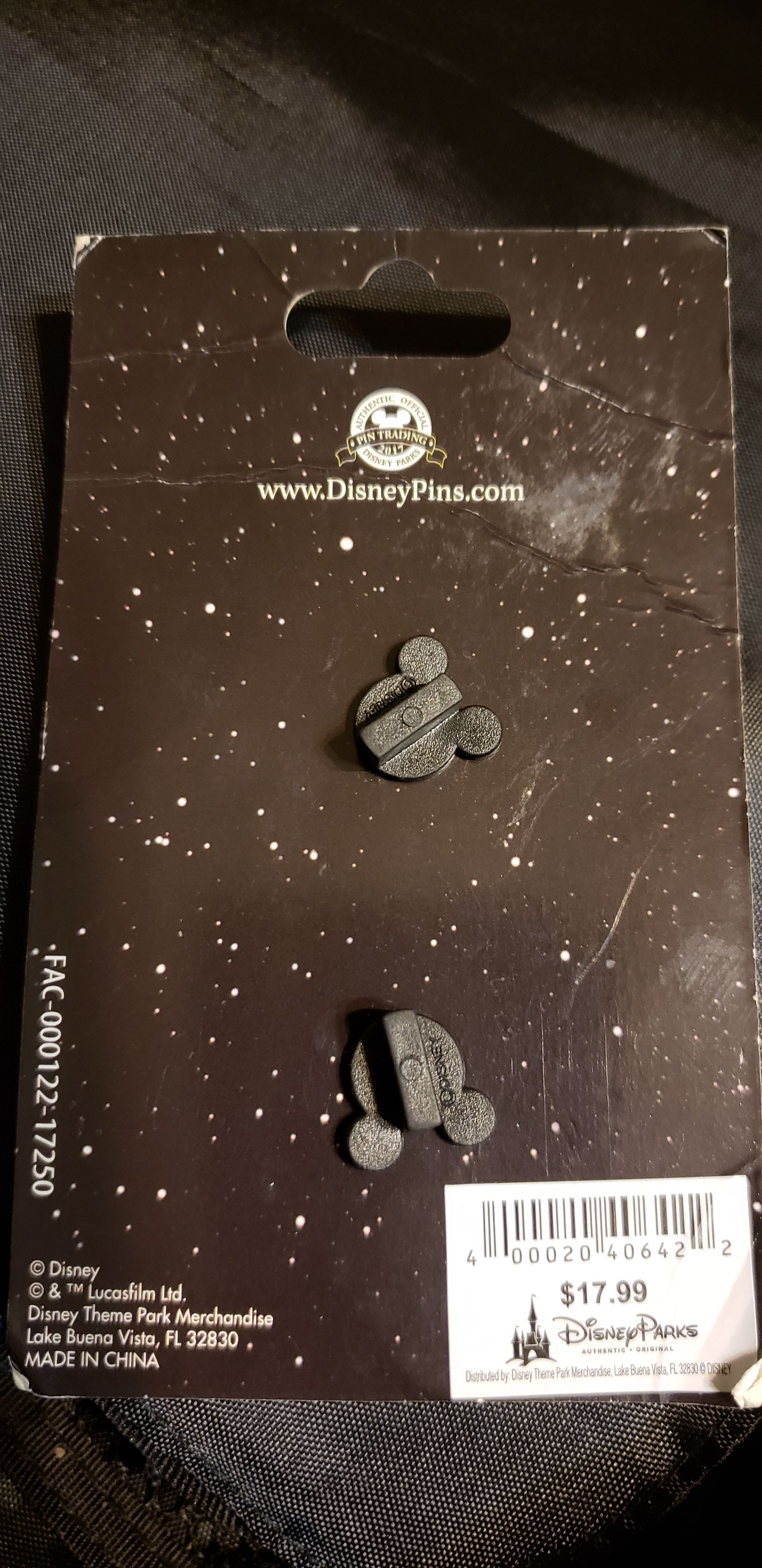 Start Wars Death star  pin collectible [Barcode 400020406422] - Main Image 2