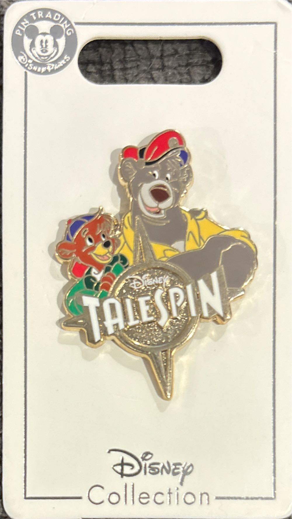 TaleSpin Logo - Kit Cloudkicker & Baloo - Open Edition pin collectible [Barcode 400020594273] - Main Image 3