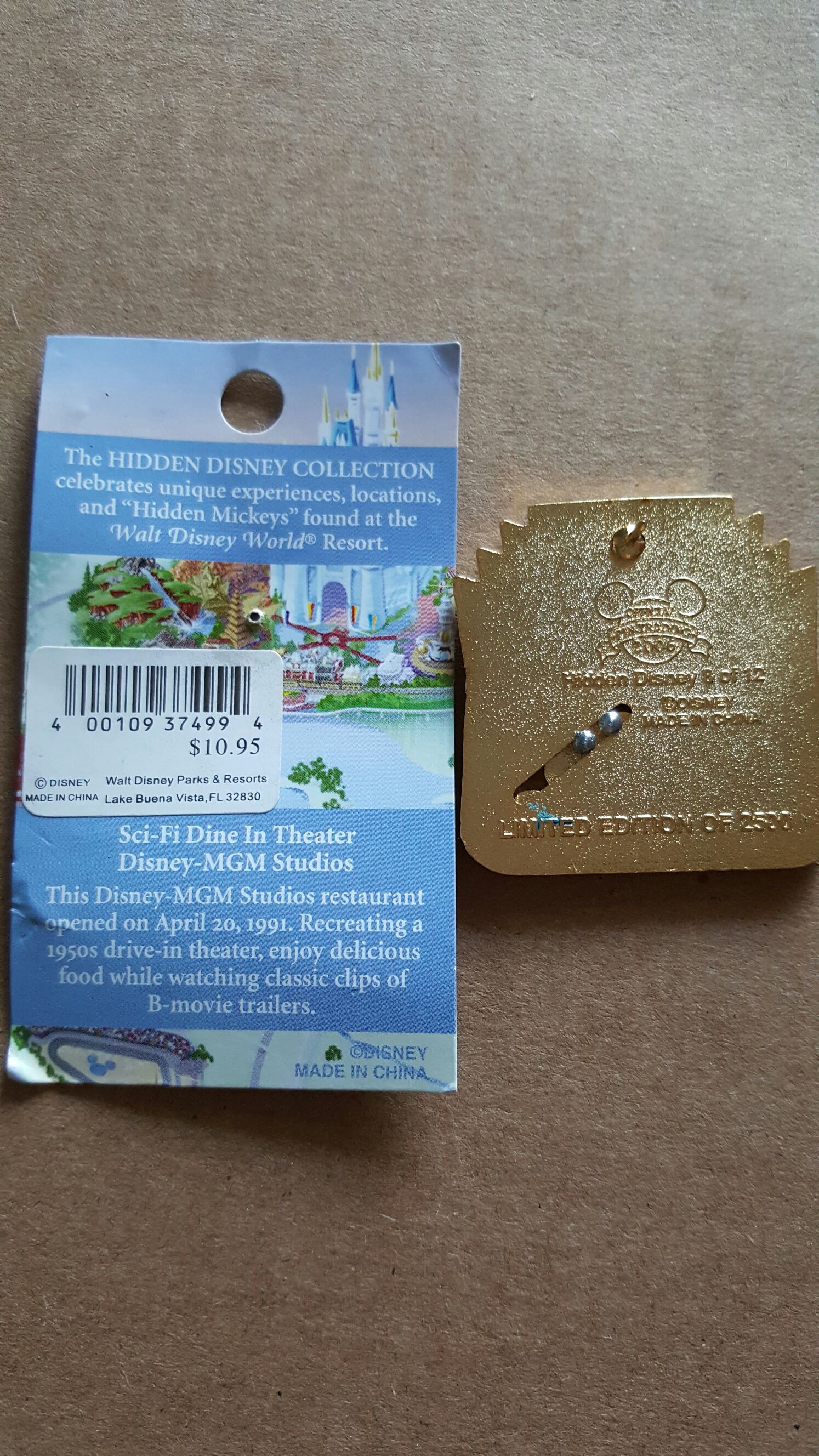 Hidden Disney Collection  pin collectible [Barcode 400109374994] - Main Image 2