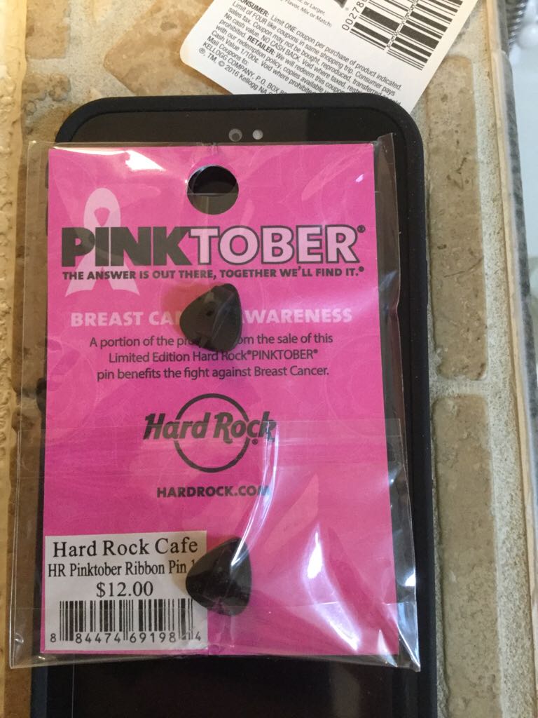 Hard Rock Pinktober   pin collectible [Barcode 884474691984] - Main Image 2
