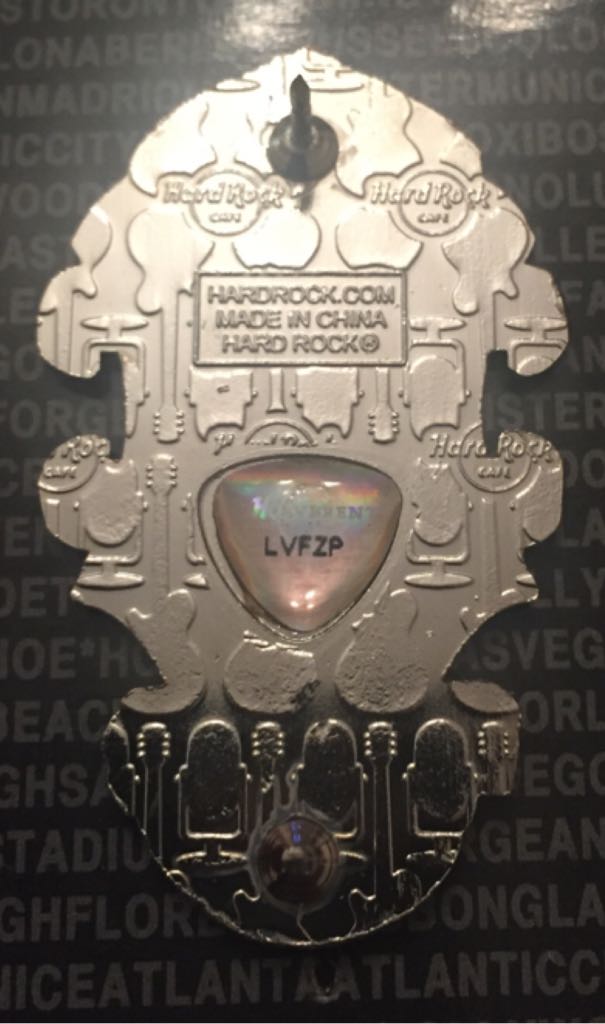 HRC Barcelona Headstock Flag  pin collectible [Barcode 884474868690] - Main Image 2