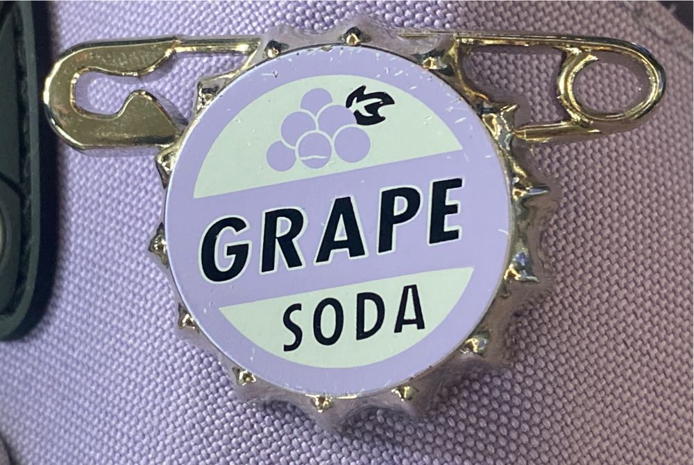 2010 Up - Grape Soda - Ellie Badge - Common pin collectible [Barcode 400000478548] - Main Image 2