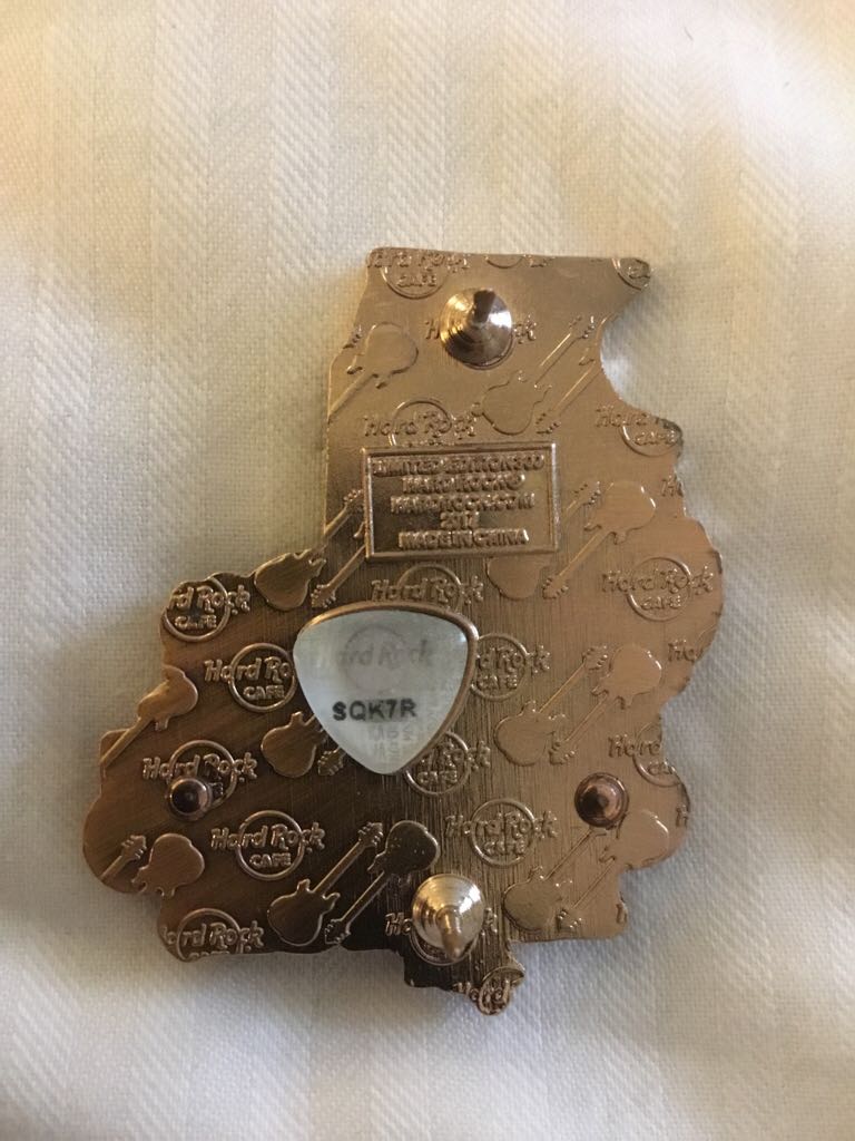 Chicago, Illinois Hard Rock 3D Map  pin collectible [Barcode 885575626677] - Main Image 2