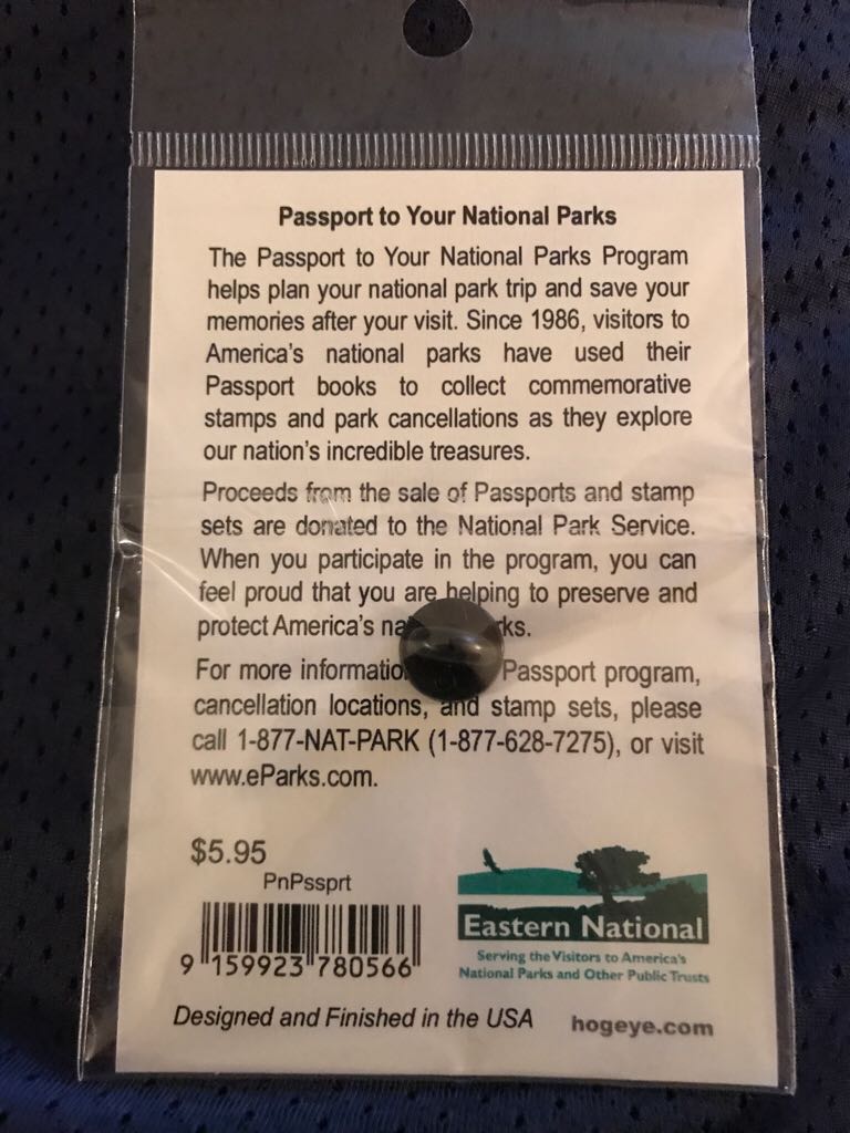 Passport to Your National Parks - Eastern National pin collectible [Barcode 9159923780566] - Main Image 2