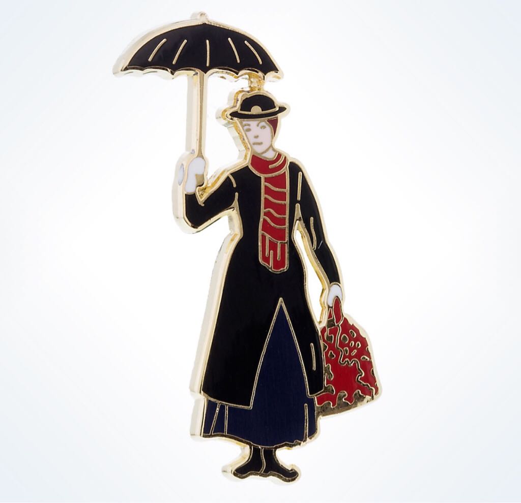 Mary Poppins  - Holding Up Umbrella - Movies pin collectible [Barcode 400000562483] - Main Image 1