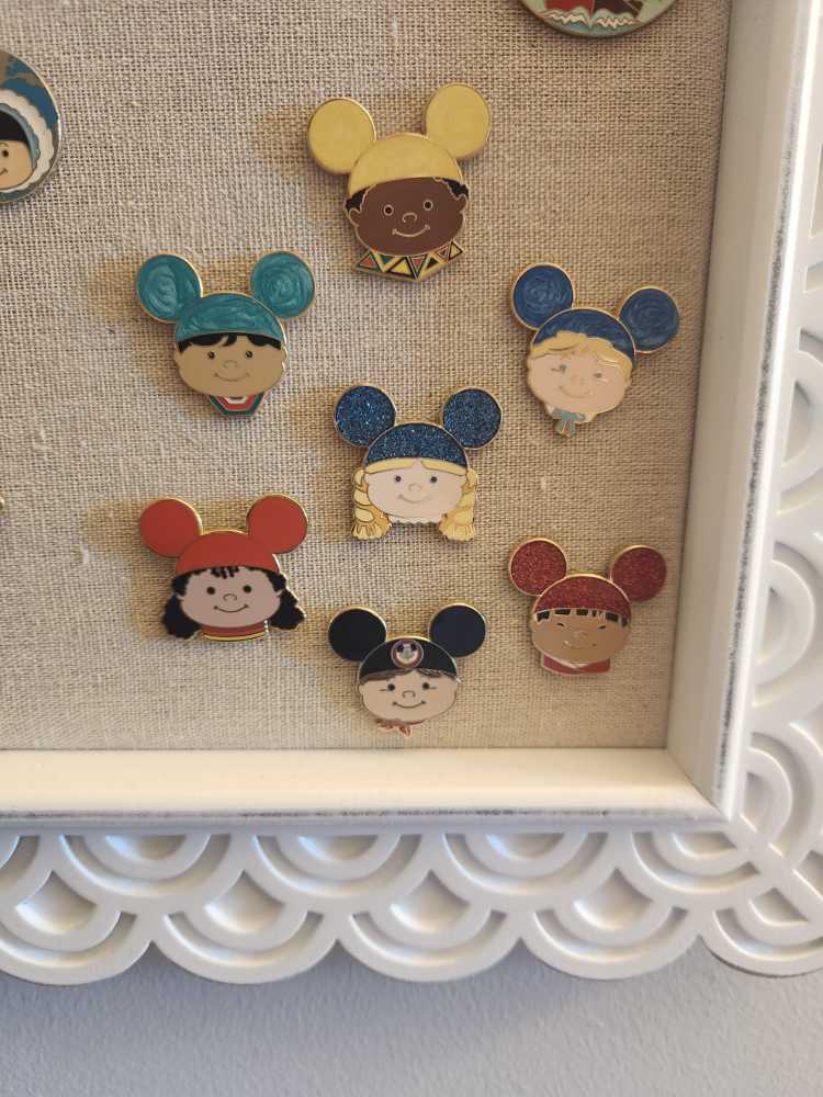 Small World Head Pins  pin collectible - Main Image 2