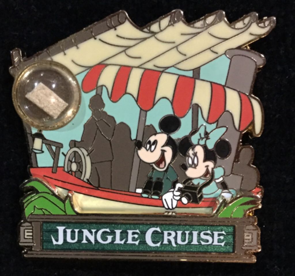 Mickey Outline with Red Snowflakes