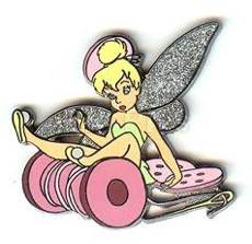 Tinker Bell on Pink Spool  - Pin pin collectible - Main Image 1