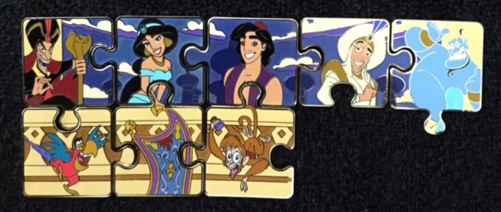 Aladdin Character Connection Mystery Collection (Aladdin) and (Genie)  pin collectible [Barcode 400000787923] - Main Image 1