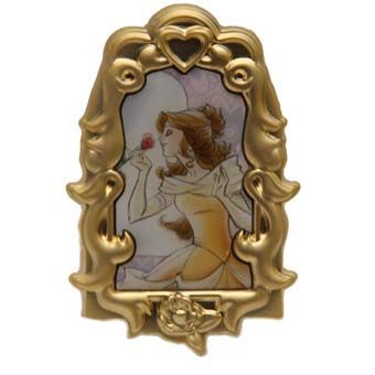 Stylized Princess Portrait - Belle  pin collectible - Main Image 1